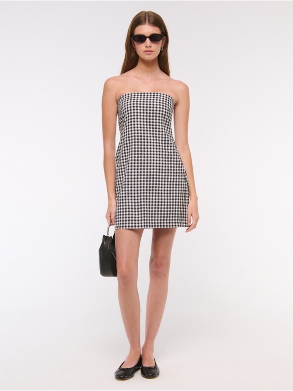 Abercrombie & Fitch Scarlett Strapless Linen-Blend Skort Mini Dress Size Large